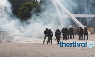 Επεισόδια στη Θεσσαλονίκη σε εκδήλωση για τη συμφωνία των Πρεσπών (video)