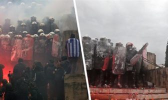 Επεισόδια στο συλλαλητήριο: Στη δημοσιότητα φωτογραφίες των τραυματισμένων αστυνομικών (εικόνες)