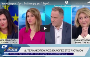 Βούλτεψη σε Χ. Καφαντάρη για 13η σύνταξη: “Καλύτερα να μην το κάνατε” (vid)