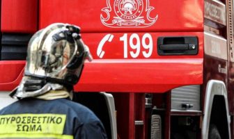 Μεγάλη φωτιά σε δασική έκταση στα Μέγαρα