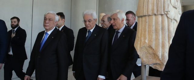 Στο Μουσείο της Ακρόπολης Παυλόπουλος – Ματαρέλα