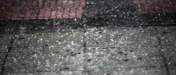Σφοδρή χαλαζόπτωση στη Ζάκυνθο