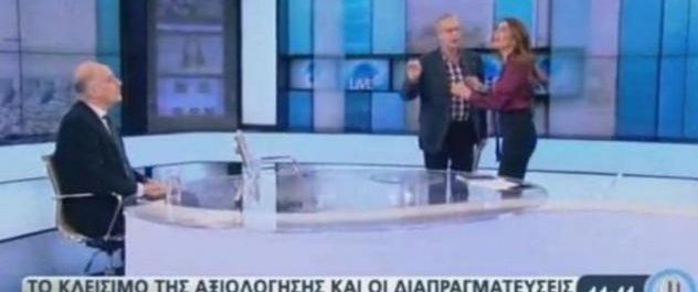 Αποχώρησε ο Ρήγας από το στούντιο μετά από κόντρα με τον Δένδια [βίντεο]