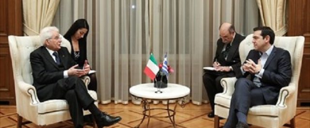 Τσίπρας σε Ματαρέλα: Ελλάδα και Ιταλία αντιμετωπίζουν κοινές προκλήσεις