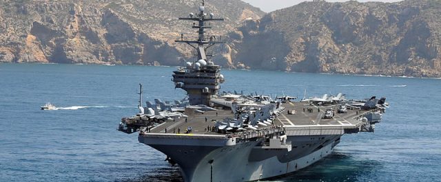 Το αεροπλανοφόρο- “θηρίο” George H.W. Bush στην Κρήτη [εικόνες και video]