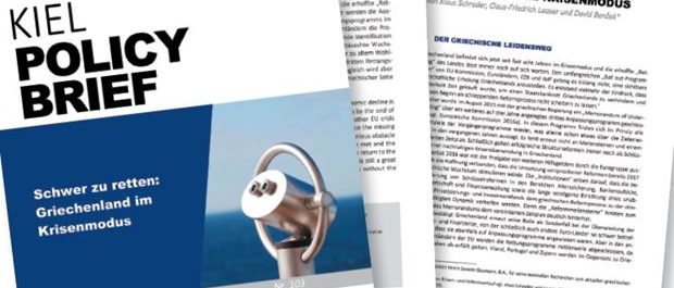 Γερμανικό Ινστιτούτο (IfW): Η Ελλάδα δύσκολα σώζεται