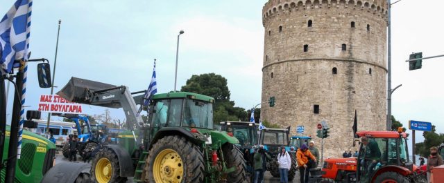 Νέα “έφοδος” των τρακτέρ στη Θεσσαλονίκη