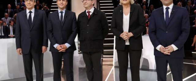 Νικητής ο Μακρόν στο πρώτο ντιμπέϊτ των πέντε- Στιγμιότυπα και εικόνες