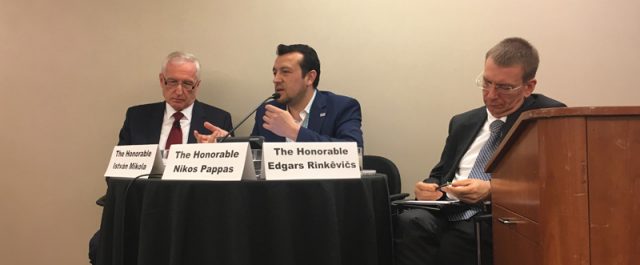Παππάς από Ουάσιγκτον: Η Ελλάδα παίζει σταθεροποιητικό ρόλο