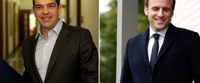 Τηλ. επικοινωνία Μακρόν Τσίπρα: Συμφώνησαν στην ανάγκη συνολικής λύσης για το χρέος