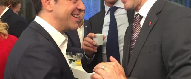 Οι συναντήσεις του Τσίπρα με Τραμπ, Μέϊ, Τριντό, Τζεντιλόνι, Ράμα στη Σύνοδο του ΝΑΤΟ [εικόνες και tweets]