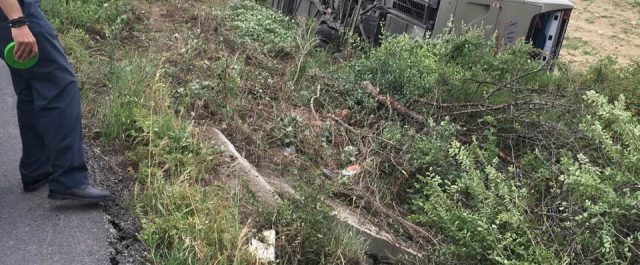 Τροχαίο στις Σέρρες με λεωφορείο που μετέφερε μαθητές-Ελαφρά τραυματίες παιδιά και γονείς [εικόνες]
