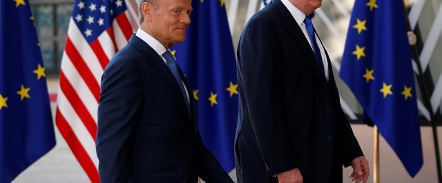Τραμπ σε Ευρωπαίους ηγέτες στις Βρυξέλλες: “Οι Γερμανοί είναι πολύ κακοί”