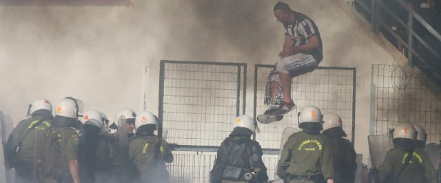 Επεισόδια στο Πανθεσσαλικό πριν την έναρξη του τελικού [εικόνες]