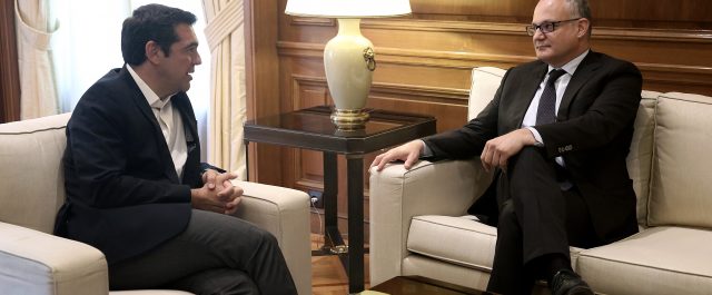 Συνάντηση Τσίπρα Γκουαλτιέρι στο Μαξίμου