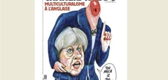 Το Charlie Hebdo προκαλεί – Εξώφυλλο με… αποκεφαλισμένη Μέι