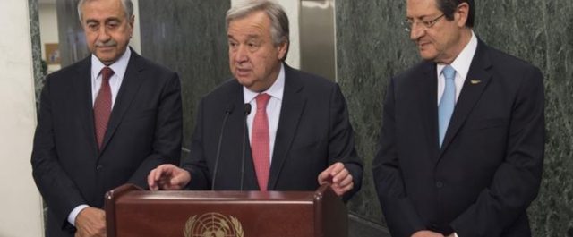 Κυπριακό: Καταλύτης η παρουσία Γκουτέρες