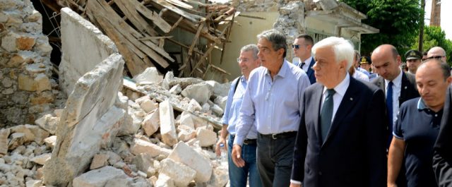 Παυλόπουλος: «Η ΕΕ να κάνει το καθήκον της για τη σεισμόπληκτη Λέσβο»