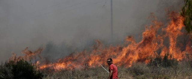 Υψηλός κίνδυνος πυρκαγιάς ανά την επικράτεια[χάρτης επικινδυνότητας]