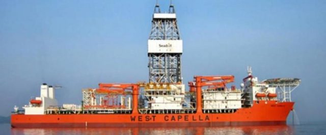Το τρυπάνι της Total-ENI έπιασε δουλειά υπό την διακριτική προστασία ΗΠΑ-Γαλλίας-Ελλάδας
