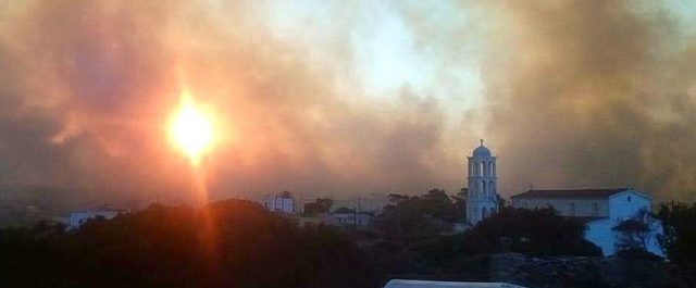 Καλύτερη η κατάσταση στα Κύθηρα- Δεν υπάρχει ενεργό μέτωπο