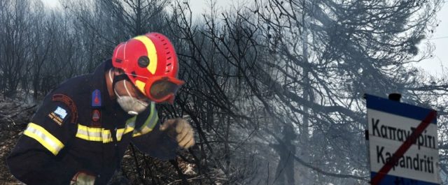 Σε επιφυλακή στην ανατολική Αττική για το φόβο αναζωπυρώσεων