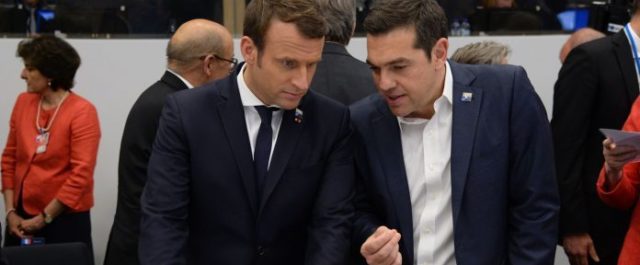 Στην Πνύκα και στο Ίδρυμα Νιάρχος τα τετ α τετ Τσίπρα- Μακρόν