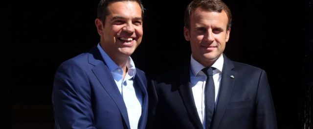 LIVE Συνάντηση Τσίπρα Μακρόν – Οι δηλώσεις στο προεδρικό Μέγαρο