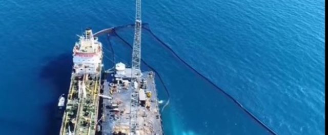 Εντυπωσιακά πλάνα από το σημείο της βύθισης του “Αγία Ζώνη”[ video]