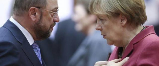 Στο ντιμπέϊτ της Κυριακής απέναντι στη Μέρκελ ελπίζει ο Σουλτς