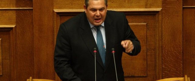 Καμμένος: “Δεν χρέωσα το Δημόσιο, αλλά την πιστωτική μου κάρτα”