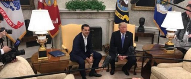 Η άφιξη Τσίπρα στο Λευκό Οίκο – Βίντεο και οι πρώτες φωτογραφίες