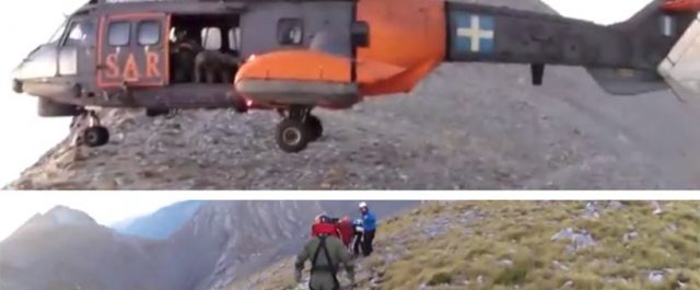 Απίστευτη διάσωση ορειβάτη από Σούπερ Πούμα της Πολεμικής Αεροπορίας