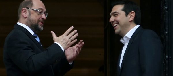 Ο Τσίπρας πρότεινε στον Σουλτς να κάνει κυβέρνηση με τη Μέρκελ
