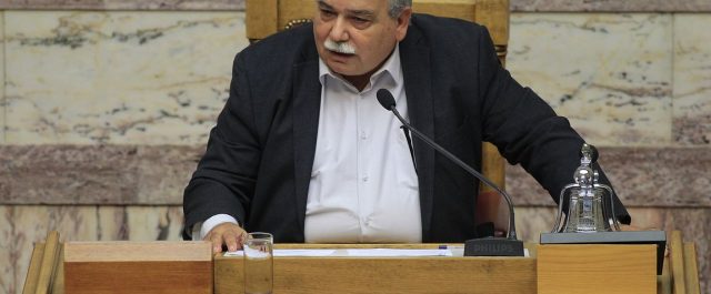 Στήριξη Βούτση στον Καμμένο: “Η κυβέρνηση εν συνόλω έχει πάρειτην ευθύνη”