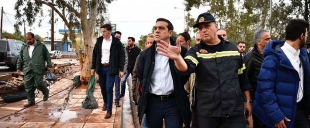 Στον τόπο της τραγωδίας ο Τσίπρας