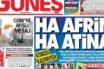 Η τουρκική “Gunes” χαρακτηρίζει την Αθήνα “άντρο τρομοκρατών” όπως το Αφρίν- Είχε αποκαλέσει τη Μέρκελ…Χίτλερ