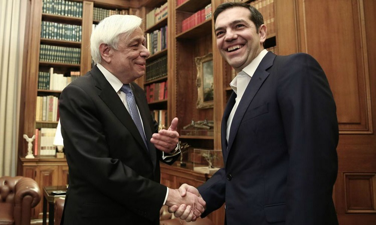 Στον Πρόεδρο της Δημοκρατίας ο Αλέξης Τσίπρας