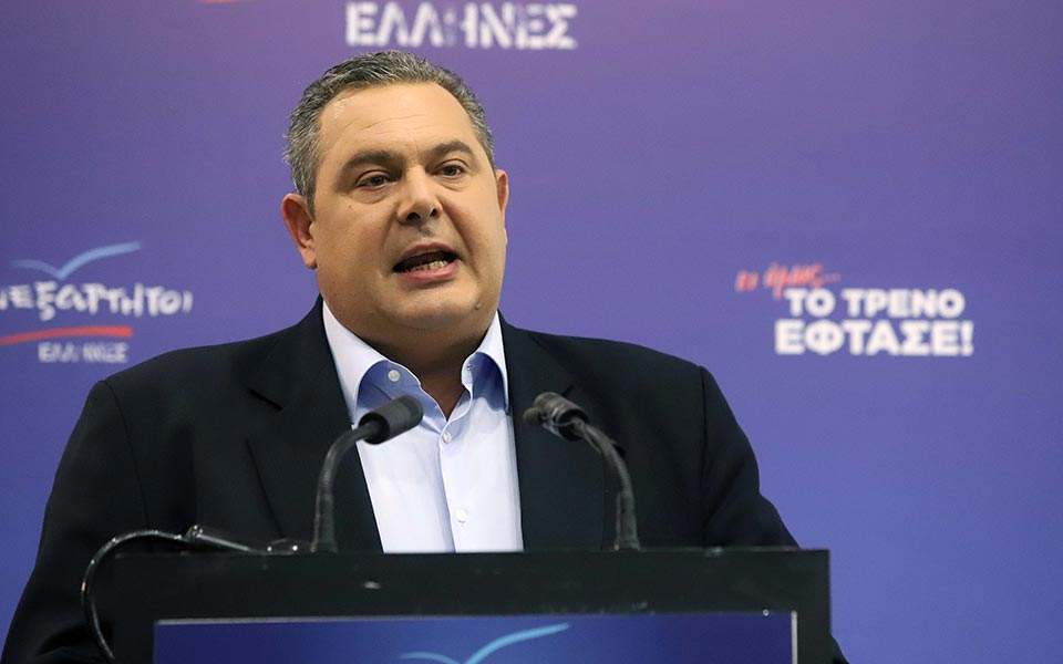 Καμμένος: Αποχώρηση από την κυβέρνηση όταν έρθει η συμφωνία προς κύρωση