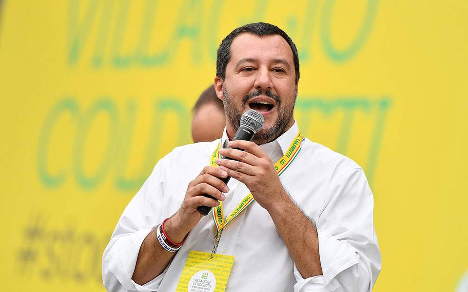 Σαλβίνι: Δεν θα δεχθούμε μετανάστες από τη Γερμανία, θα κλείσουμε και τα αεροδρόμια