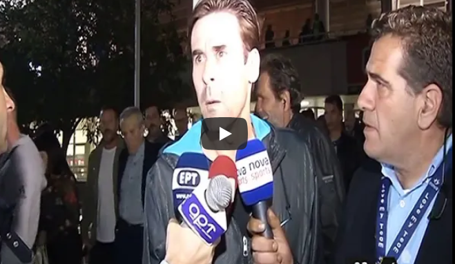 “Κάγκελο” ο Τσιάρτας: Τον παράτησαν για τον Μελισσανίδη την ώρα που έκανε δηλώσεις για το ντέρμπι (video)