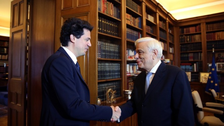 Με τον καθηγητή του MIT Κωνσταντίνο Δασκαλάκη συναντήθηκε ο Προκόπης Παυλόπουλος