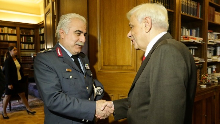 Τον νέο αρχηγό της Ελληνικής Αστυνομίας δέχθηκε ο Προκόπης Παυλόπουλος