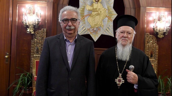 Γαβρόγλου: Θα μεταφέρω στον Τσίπρα τους προβληματισμούς του Πατριάρχη