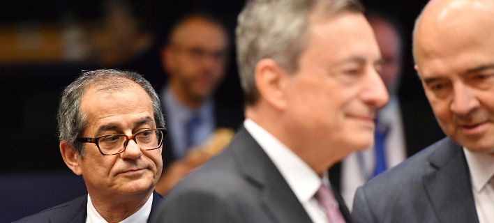 Διαρροές: Άγρια κόντρα Ντράγκι – Τρία στο Eurogroup για τον ιταλικό προϋπολογισμό