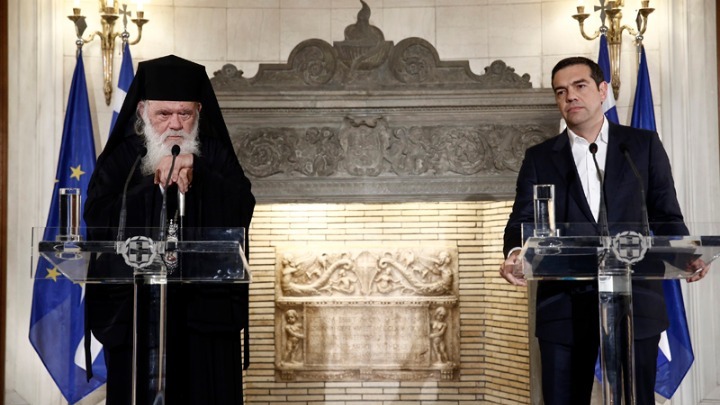 “Βελούδινος” διαχωρισμός Εκκλησίας, Κράτους- Τι δήλωσαν Τσίπρας, Ιερώνυμος (video)