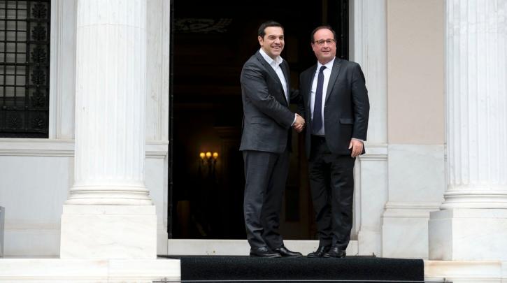 Τσίπρας σε Ολάντ: Είσαστε ένας πραγματικός φίλος στα δύσκολα για την Ελλάδα
