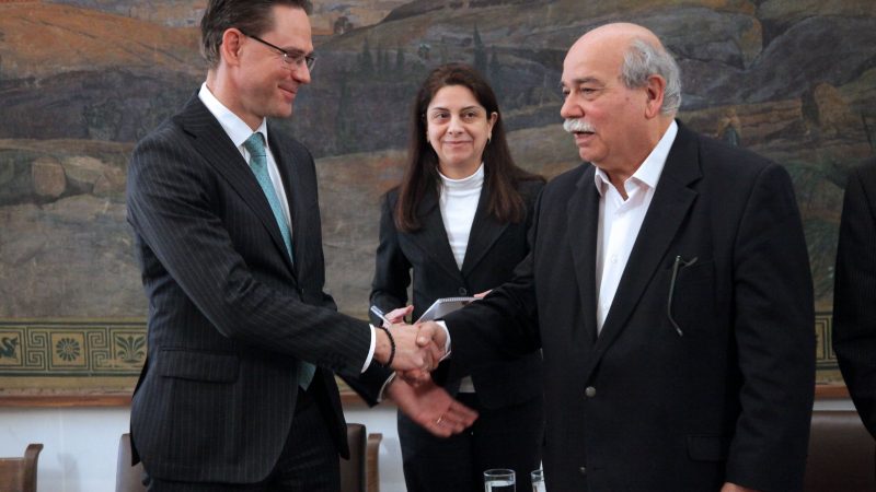 Η υπεράσπιση των κοινών ευρωπαϊκών αξιών στη συνάντηση Βούτση – Κατάινεν