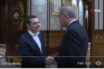 Η υποδοχή του Αλέξη Τσίπρα στο παλάτι του Ερντογάν – Η θερμή χειραψία και οι αναφορές των τουρκικών ΜΜΕ για τη Χάλκη (vid)