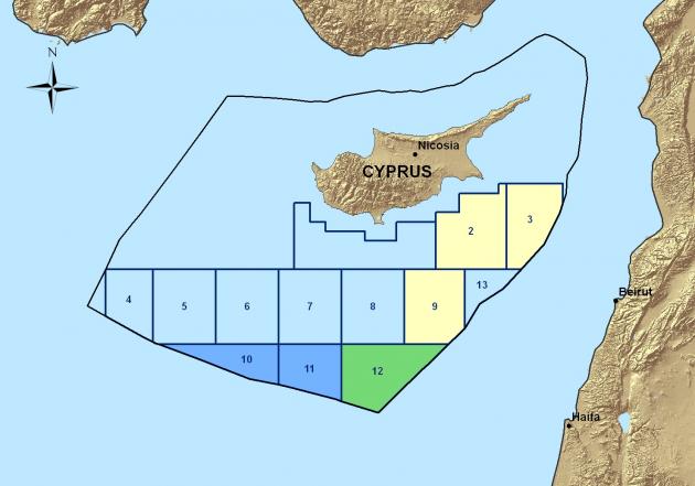 Η Τουρκία διεκδικεί τα οικόπεδα 6, 7 και 3 της κυπριακής ΑΟΖ